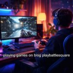 Playing Games on Blog PlayBattleSquare